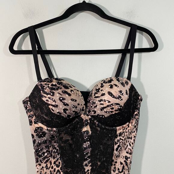 Secret by Victoria's Secret Leopard Power Figure Convertible Shaping Slip Sz 36C - Picture 2 of 6